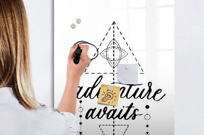 Magnetická popisovateľná tabuľa Kreatívny priestor pre spomienky a dobrodružstvá