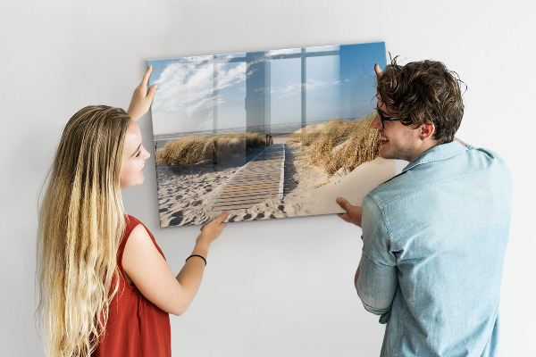 Kresliaca magnetická tabuľa Pláž, spomienky a kreativita na fotografiách