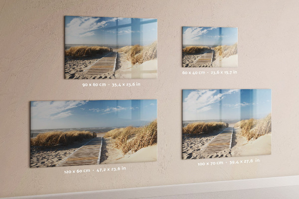 Kresliaca magnetická tabuľa Pláž, spomienky a kreativita na fotografiách