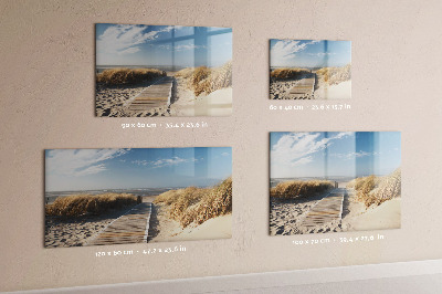 Kresliaca magnetická tabuľa Pláž, spomienky a kreativita na fotografiách
