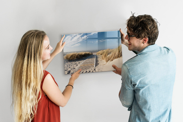 Kresliaca magnetická tabuľa Pláž, spomienky a kreativita na fotografiách