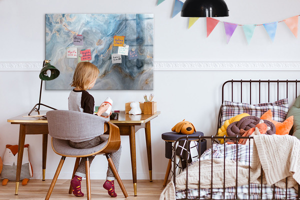 Magnetická popisovateľná tabuľa Moderná tabuľa na zobrazovanie fotografií