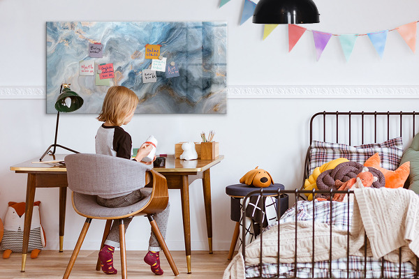 Magnetická popisovateľná tabuľa Moderná tabuľa na zobrazovanie fotografií