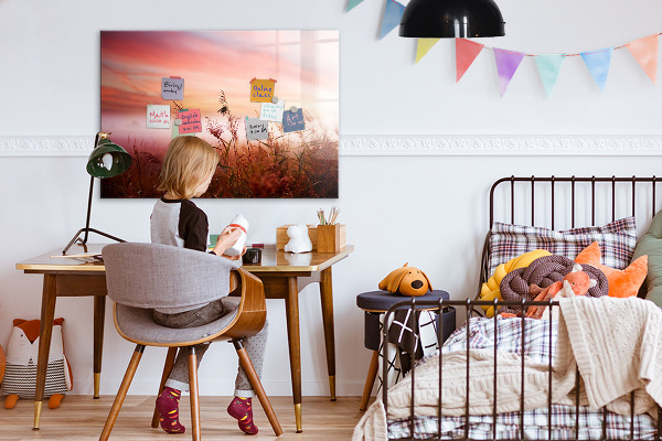 Magnetická popisovateľná tabuľa Kreatívny priestor na prezentáciu fotografií