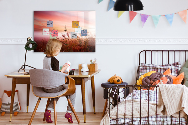 Magnetická popisovateľná tabuľa Kreatívny priestor na prezentáciu fotografií