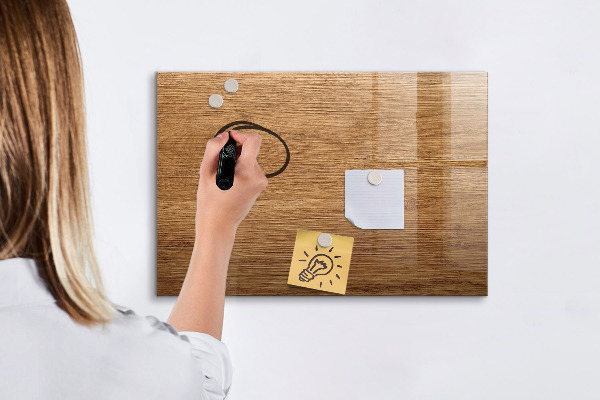 Magnetická popisovateľná tabuľa Nástenka s magnetmi a fotografiami