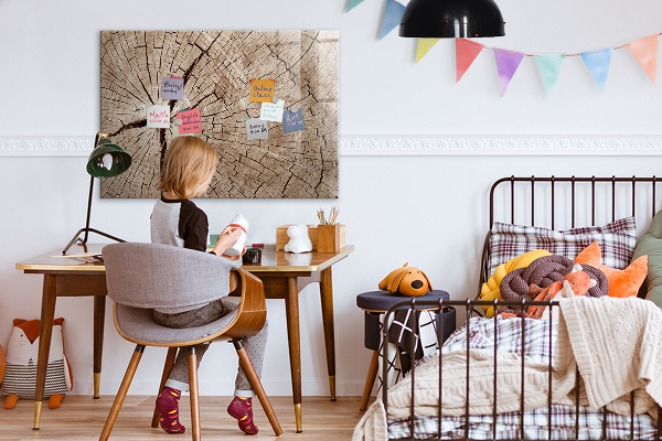 Magnetická popisovateľná tabuľa Prírodný dizajn s priestorom na fotografie