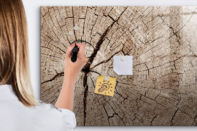Magnetická popisovateľná tabuľa Prírodný dizajn s priestorom na fotografie