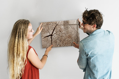 Magnetická popisovateľná tabuľa Prírodný dizajn s priestorom na fotografie