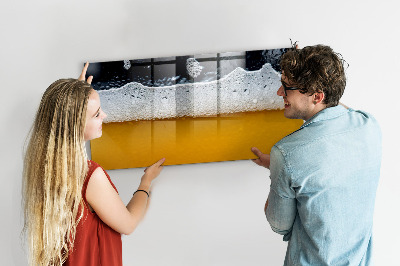 Magnetická popisovateľná tabuľa Kreatívna nástenka na zobrazovanie fotografií