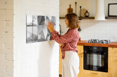 Kresliaca magnetická tabuľa Moderná tabuľa na poznámky a fotografie