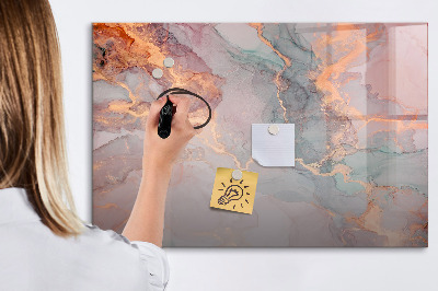Magnetická popisovateľná tabuľa Elegantná tabuľka na poznámky a fotografie