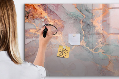 Magnetická popisovateľná tabuľa Elegantná tabuľka na poznámky a fotografie