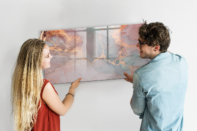 Magnetická popisovateľná tabuľa Elegantná tabuľka na poznámky a fotografie
