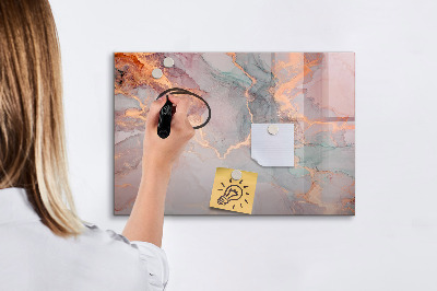Magnetická popisovateľná tabuľa Elegantná tabuľka na poznámky a fotografie
