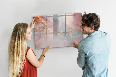 Magnetická popisovateľná tabuľa Elegantná tabuľka na poznámky a fotografie