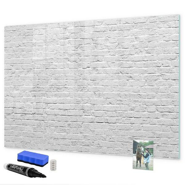 Magnetická popisovateľná tabuľa Štýlová tabuľa na poznámky a fotografie
