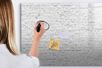 Magnetická popisovateľná tabuľa Štýlová tabuľa na poznámky a fotografie