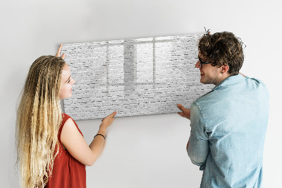 Magnetická popisovateľná tabuľa Štýlová tabuľa na poznámky a fotografie