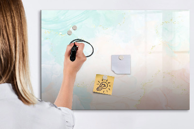 Magnetická popisovateľná tabuľa Farebná tabuľa na prezentáciu fotografií