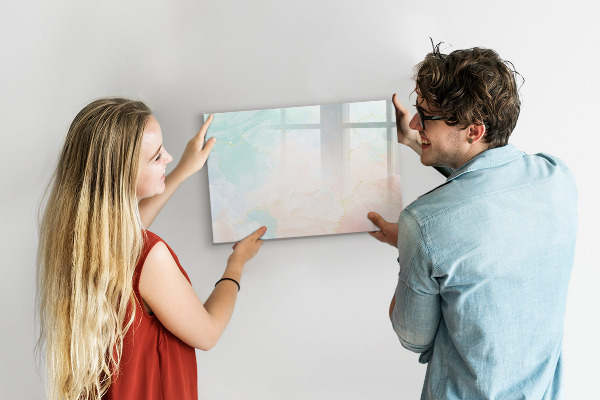 Magnetická popisovateľná tabuľa Farebná tabuľa na prezentáciu fotografií