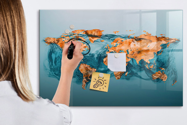Kresliaca magnetická tabuľa Interaktívny svet s osobnými fotografiami
