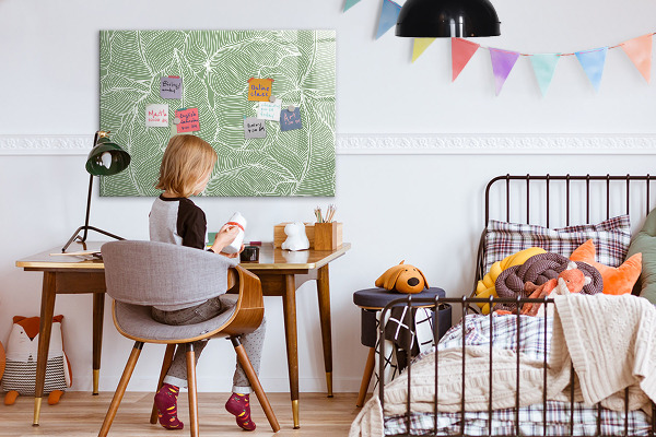 Magnetická popisovateľná tabuľa Štýlová nástenka s fotografiami