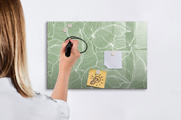 Magnetická popisovateľná tabuľa Štýlová nástenka s fotografiami