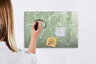 Magnetická popisovateľná tabuľa Štýlová nástenka s fotografiami