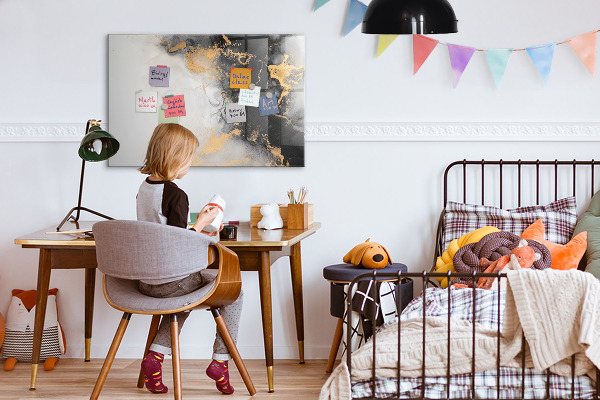 Magnetická popisovateľná tabuľa Štýlová tabuľa na poznámky a fotografie