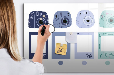 Kresliaca magnetická tabuľa Kreatívne miesto pre spomienky a fotografie