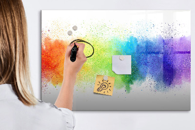 Magnetická popisovateľná tabuľa Farebná nástenka s fotografiami