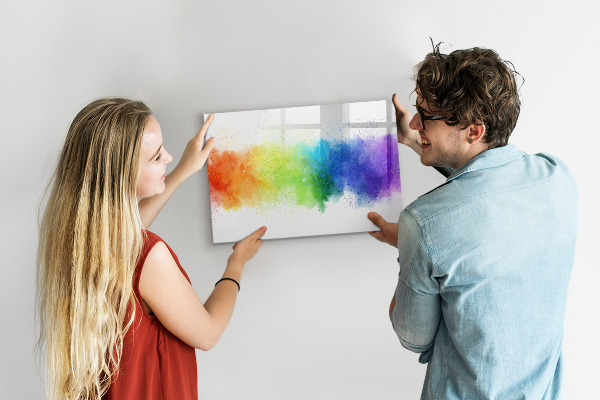 Magnetická popisovateľná tabuľa Farebná nástenka s fotografiami