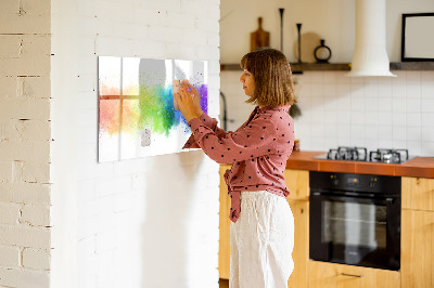 Magnetická popisovateľná tabuľa Farebná nástenka s fotografiami