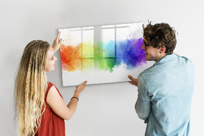 Magnetická popisovateľná tabuľa Farebná nástenka s fotografiami