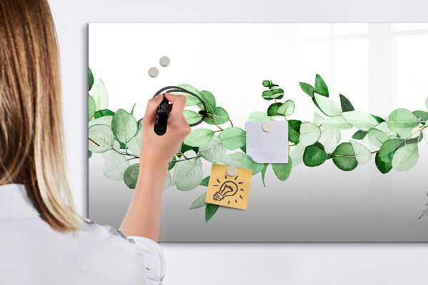 Kresliaca magnetická tabuľa Zelená tabuľa na fotografie a poznámky