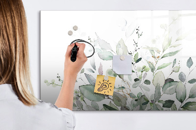 Magnetická popisovateľná tabuľa Dekoratívna tabuľka na fotografie a poznámky