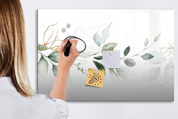 Magnetická popisovateľná tabuľa Štýlová tabuľa na fotografie a poznámky