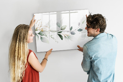 Magnetická popisovateľná tabuľa Štýlová tabuľa na fotografie a poznámky