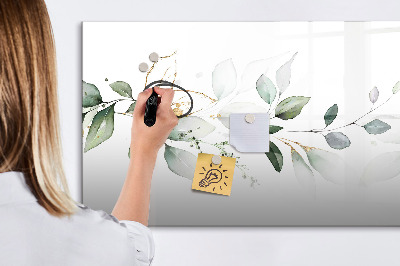 Magnetická popisovateľná tabuľa Štýlová tabuľa na fotografie a poznámky