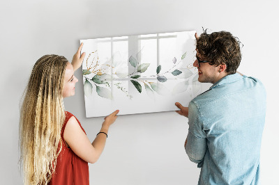 Magnetická popisovateľná tabuľa Štýlová tabuľa na fotografie a poznámky