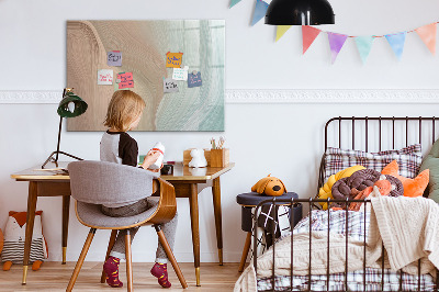 Magnetická popisovateľná tabuľa Moderná tabuľa na poznámky a fotografie