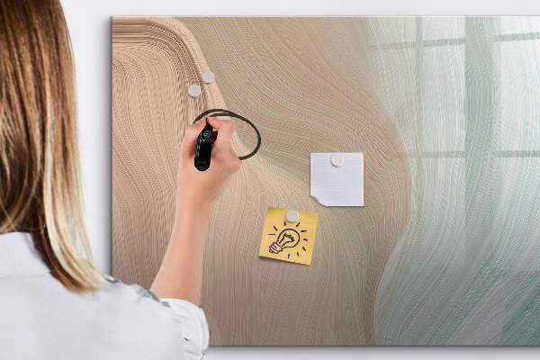 Magnetická popisovateľná tabuľa Moderná tabuľa na poznámky a fotografie