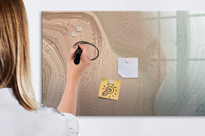 Magnetická popisovateľná tabuľa Moderná tabuľa na poznámky a fotografie
