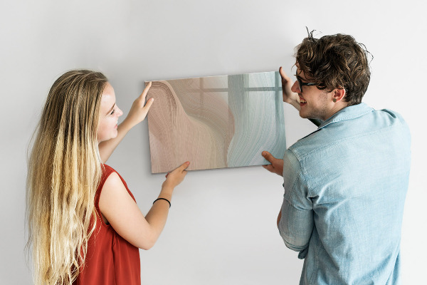 Magnetická popisovateľná tabuľa Moderná tabuľa na poznámky a fotografie