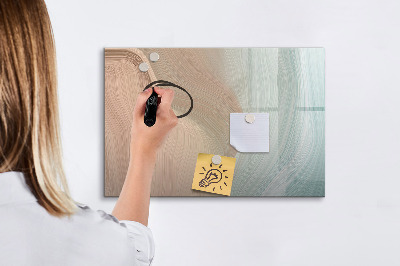 Magnetická popisovateľná tabuľa Moderná tabuľa na poznámky a fotografie
