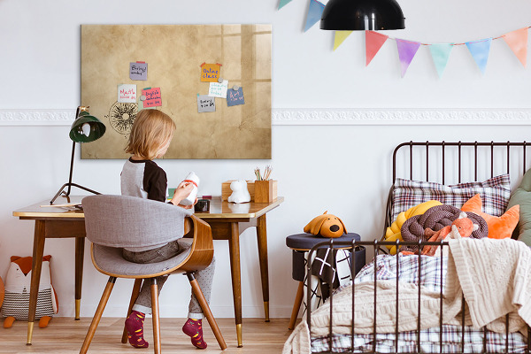 Magnetická popisovateľná tabuľa Štýlová tabuľa na poznámky a fotografie