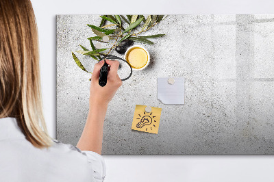 Magnetická popisovateľná tabuľa Štýlová tabuľa na poznámky a fotografie
