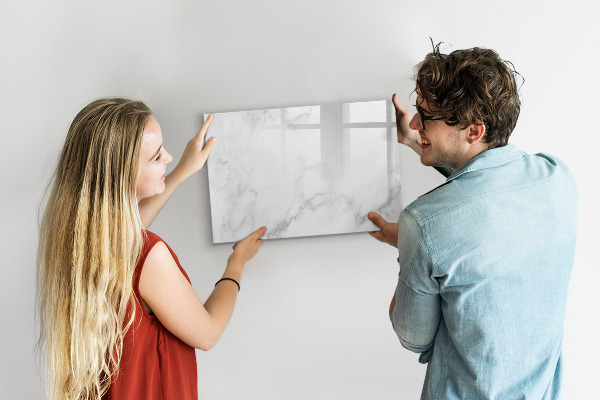 Magnetická popisovateľná tabuľa Moderná tabuľa na poznámky a fotografie
