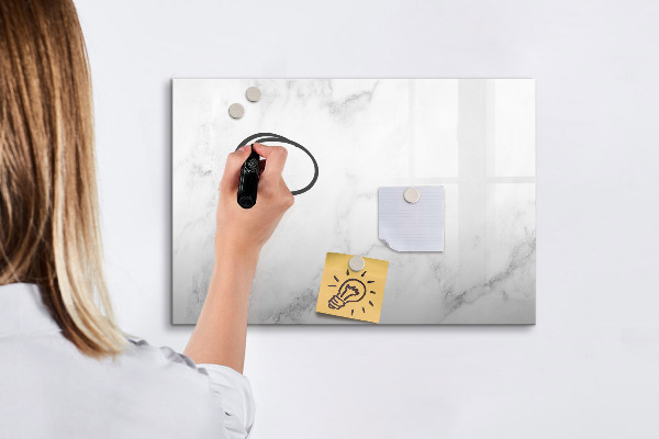 Magnetická popisovateľná tabuľa Moderná tabuľa na poznámky a fotografie